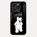 White Panda Glass Case Cover For Realme 15T 5G