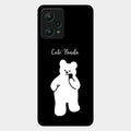 White Panda Glass Case Cover For Realme 9 Pro 5G
