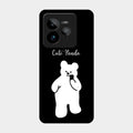 White Panda Glass Case Cover For Realme Gt 7 Pro