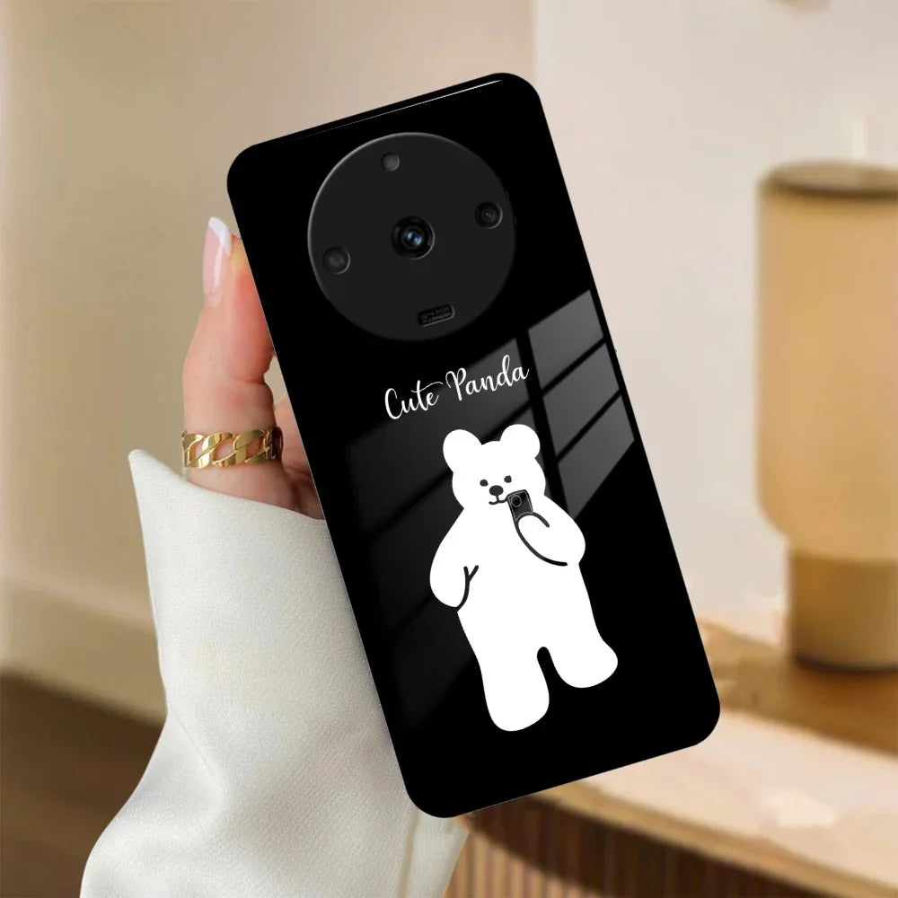 White Panda Glass Case Cover For Realme/Narzo - ShopOnCliQ