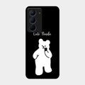 White Panda Glass Case Cover For Realme Narzo 80X 5G