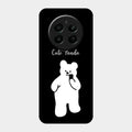 White Panda Glass Case Cover For Realme P1 5G