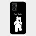 White Panda Glass Case Cover For Redmi 11 Prime 5G