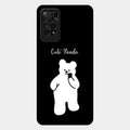 White Panda Glass Case Cover For Redmi Note 11 Pro 5G