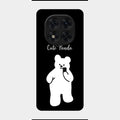 White Panda Glass Case Cover For Redmi Note 14 Pro 5G