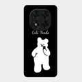 White Panda Glass Case Cover For Redmi Note 15 Pro 5G