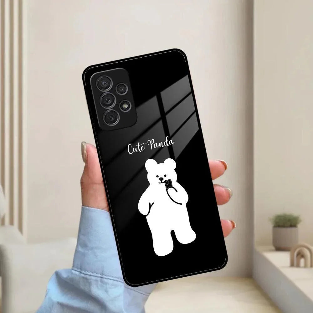 White Panda Glass Case Cover For Samsung - ShopOnCliQ