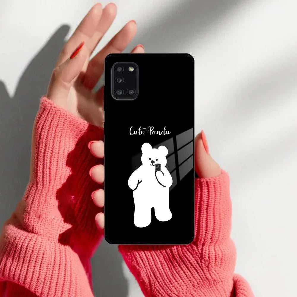 White Panda Glass Case Cover For Samsung - ShopOnCliQ