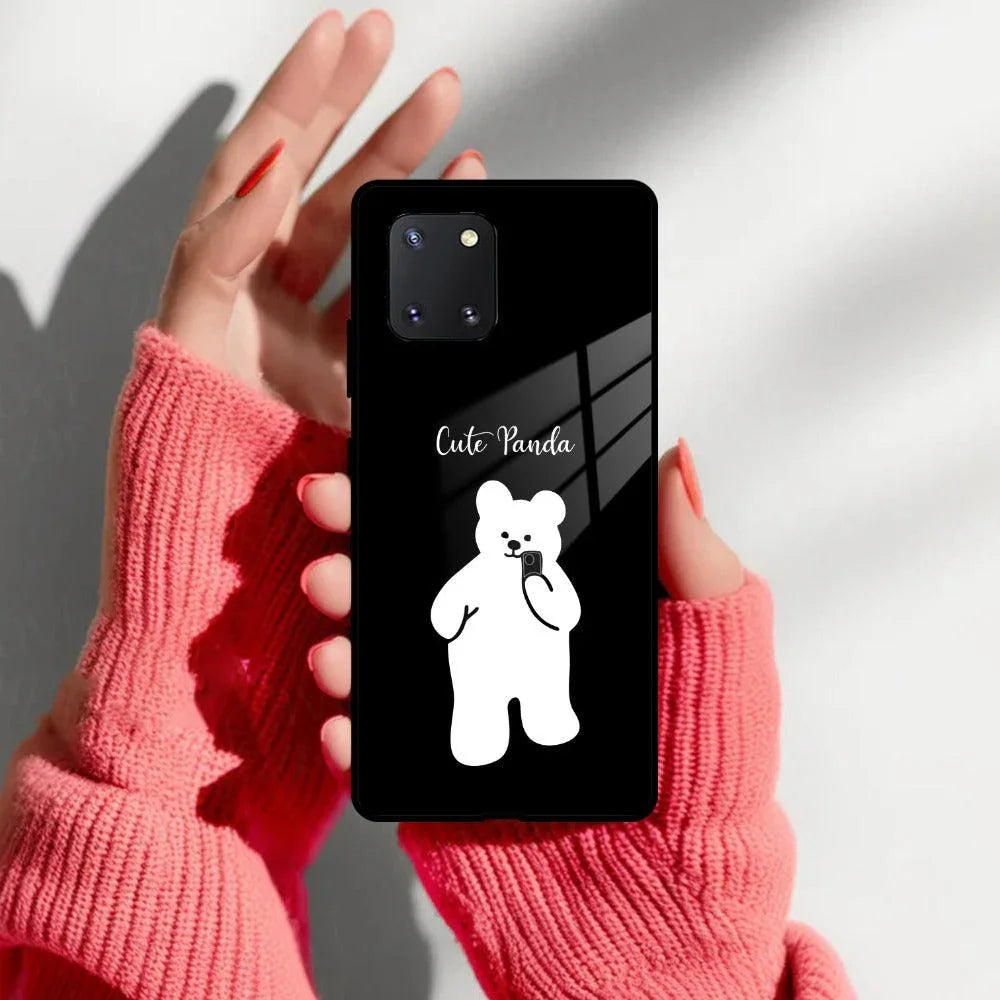 White Panda Glass Case Cover For Samsung - ShopOnCliQ
