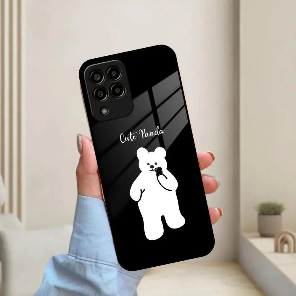 White Panda Glass Case Cover For Samsung - ShopOnCliQ