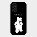White Panda Glass Case Cover For Samsung Galaxy M14 5G