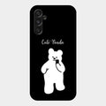 White Panda Glass Case Cover For Samsung Galaxy M34 5G