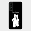 White Panda Glass Case Cover For Samsung Galaxy S22 5G