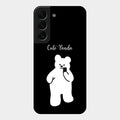 White Panda Glass Case Cover For Samsung Galaxy S22 Plus 5G