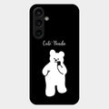 White Panda Glass Case Cover For Samsung Galaxy S23 Fe 5G