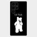 White Panda Glass Case Cover For Samsung Galaxy S26 Ultra 5G