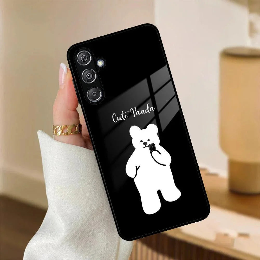 White Panda Glass Case Cover For Samsung - ShopOnCliQ