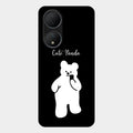 White Panda Glass Case Cover For Vivo T2 5G