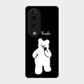 White Panda Glass Case Cover For Vivo T3 Ultra