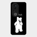 White Panda Glass Case Cover For Vivo T4 Ultra 5G