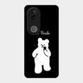 White Panda Glass Case Cover For Vivo T4R 5G