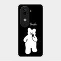 White Panda Glass Case Cover For Vivo V40E 5G