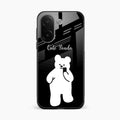 White Panda Glass Case Cover For Vivo V60e 5G
