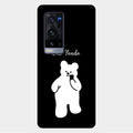White Panda Glass Case Cover For Vivo X60 Pro Plus 5G