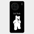 White Panda Glass Case Cover For Vivo X90 5G
