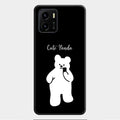 White Panda Glass Case Cover For Vivo Y01