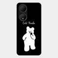 White Panda Glass Case Cover For Vivo Y100A 5G