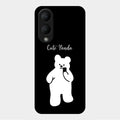 White Panda Glass Case Cover For Vivo Y28 5G