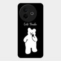 White Panda Glass Case Cover For Vivo Y39 5G