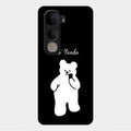 White Panda Glass Case Cover For Vivo Y400 5G