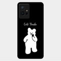 White Panda Glass Case Cover For Vivo Y75 5G