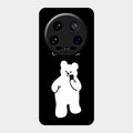 White Panda Glass Case Cover For Xiaomi 14 Ultra