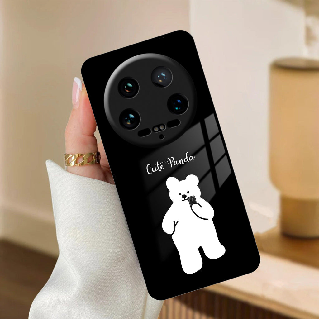 White Panda Glass Case Cover For Redmi/Xiaomi - ShopOnCliQ