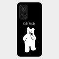 White Panda Glass Case Cover For Xiaomi Mi 10T Pro 5G