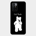 White Panda Glass Case Cover For Xiaomi Redmi 10 Prime 2022