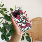Wild Rose Transparent Silicon Case For iQOO - ShopOnCliQ