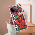 Wild Rose Transparent Silicon Case For iQOO Neo 10 5G