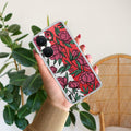 Wild Rose Transparent Silicon Case For iQOO Neo 9 Pro 5G