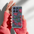 Wild Rose Anti Yellow Case For Motorola Edge 60 Pro 5G