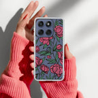 Wild Rose Anti Yellow Case For Motorola Edge 60 Pro 5G