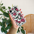 Wild Rose Transparent Silicon Case For Nothing Phone 3