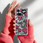 Wild Rose Anti Yellow Case For Nothing Phone 4A Pro 5G