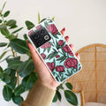 Wild Rose Transparent Silicon Case For OnePlus 10 Pro 5G