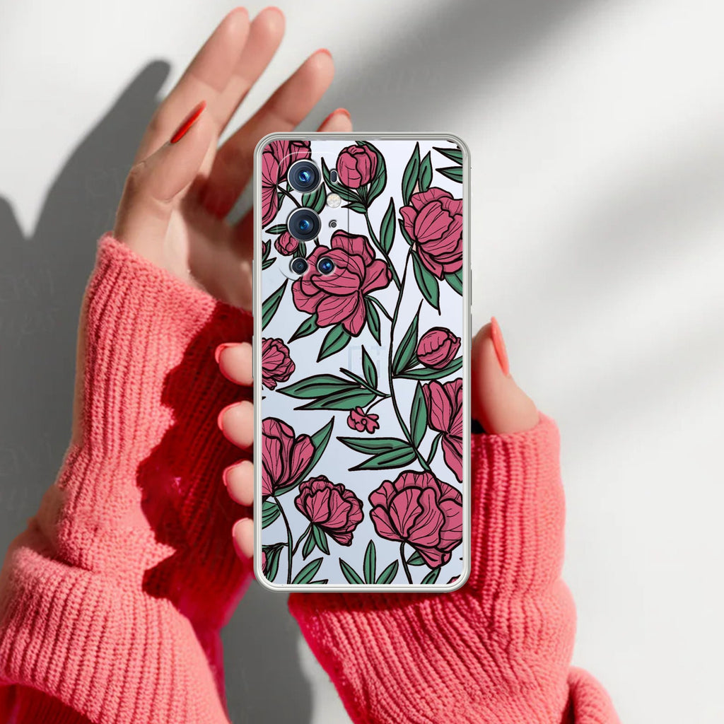 Wild Rose Anti Yellow Case For OnePlus 9 Pro
