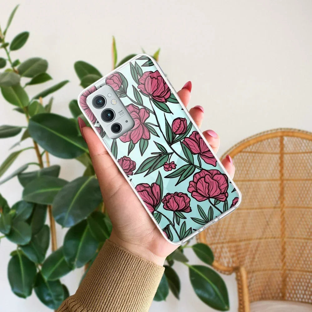 Wild Rose Anti Yellow Case For OnePlus 9RT 5G