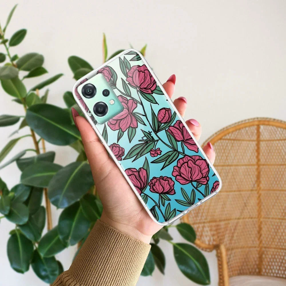 Wild Rose Transparent Silicon Case For OnePlus - ShopOnCliQ